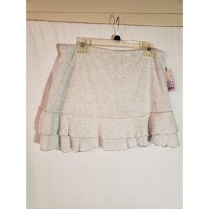 Women's Wild Fable Gray Ruffled Skirt With Shorts Size L